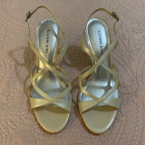 Gianni Bini | Leather Strappy Heels - Picture 2 of 5